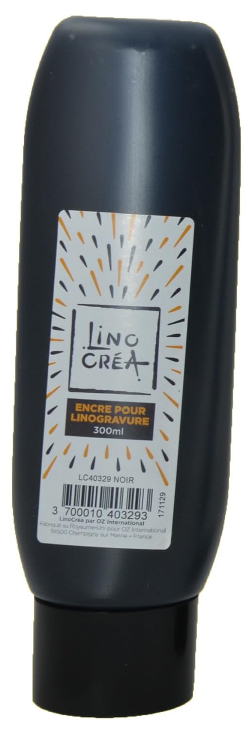 Tinte für Linolschnitt Tube 300 ML Schwarz
