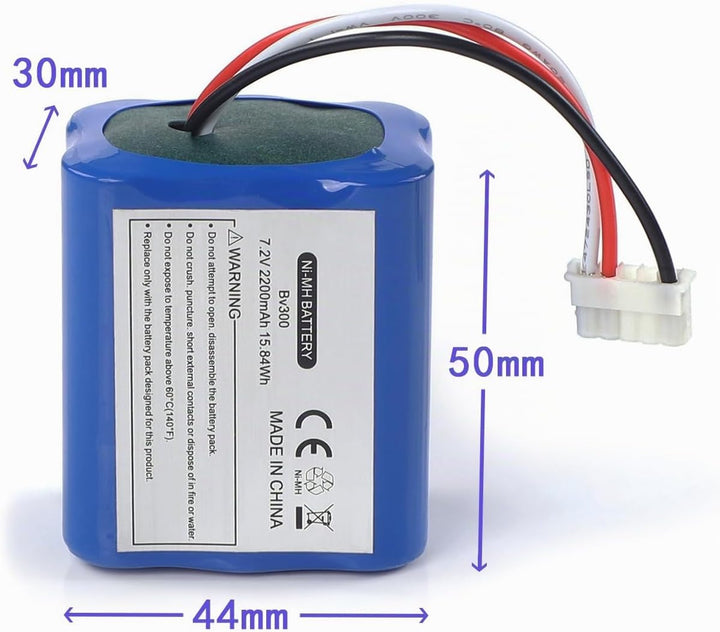 7,2V 2200mAh Batterien Akku Ersatz für iRobot Braava 380 380T 390T 300 381 2000 Mint 5200 5200B 5200