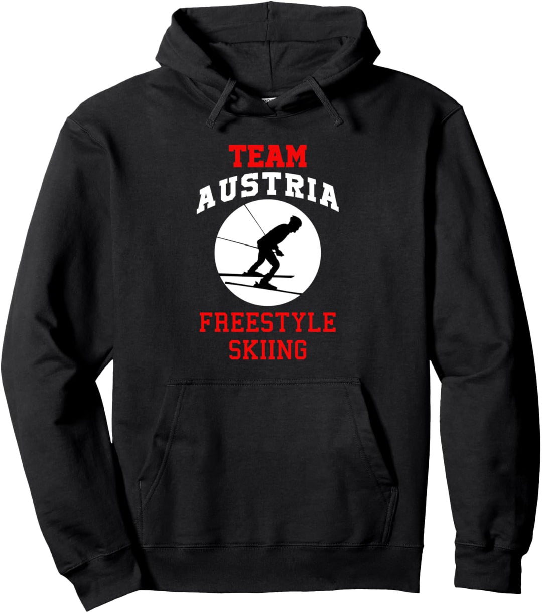 Freestyle-Skiing Skisport Ski Skifahren Österreich Geschenk Pullover Hoodie