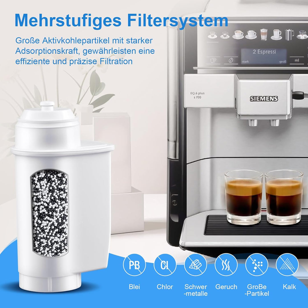 Ersatzwasserfilter für Siemens EQ Series, EQ5, EQ6, EQ9, S700, EQ500, S900, S500, TZ70003, TCZ7003,