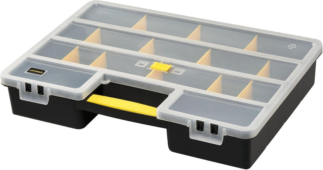 Stanley Werkzeug-Organizer / Aufbewahrungsbox Standard (45.7x32.7x7.9cm, mit 25 Fächern, bündiges Sc