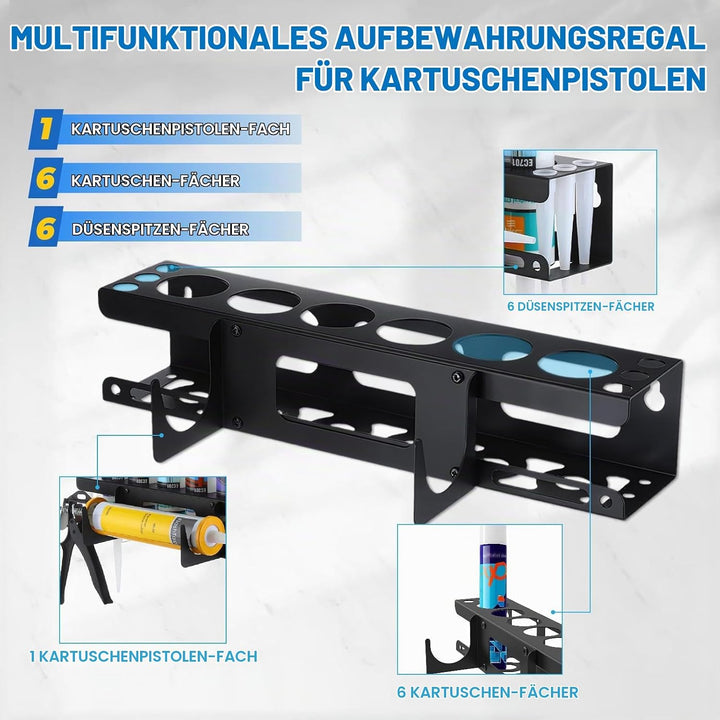 Silikonspritze Holder,Multifunktionaler Silikonhalter Spraydosierhalter, Aufbewahrungsregal Für Kart