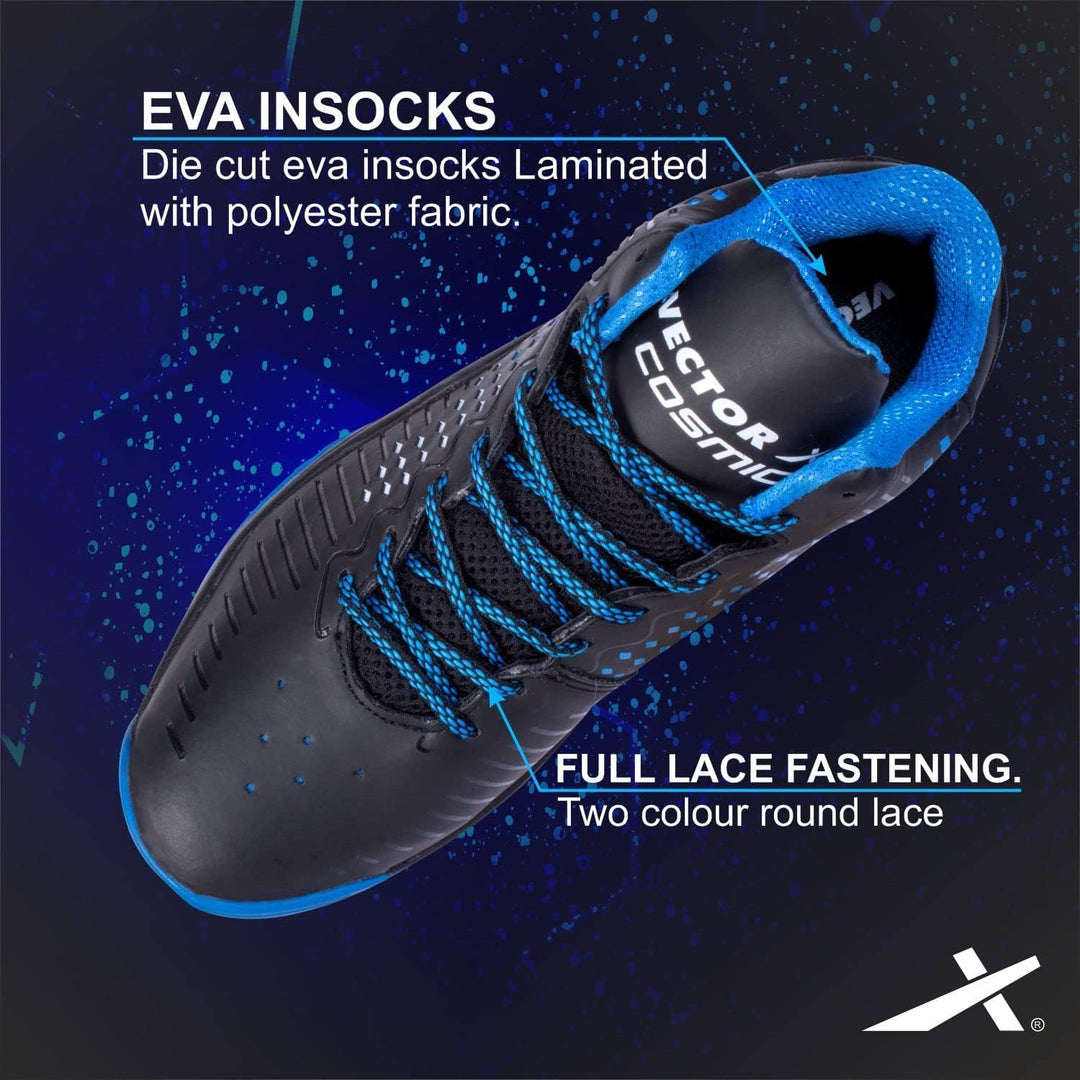 Vector X Herren Cosmic Shoes Schuh 46 EU Schwarz Blau, 46 EU Schwarz Blau