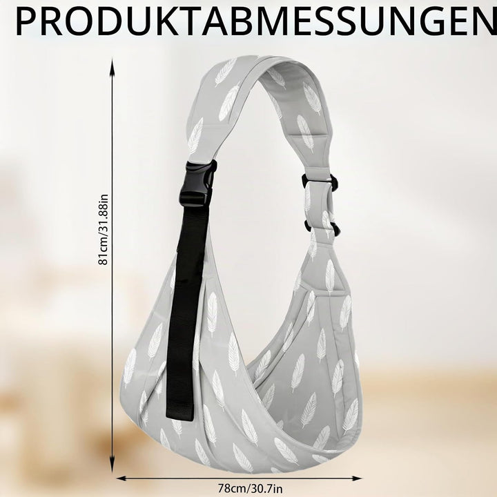 LUKIUP Tragetuch Neugeboren, Verstellbare Hüfttrage, Babytrage Seitlich, Ergonomische Tragetuch Neug