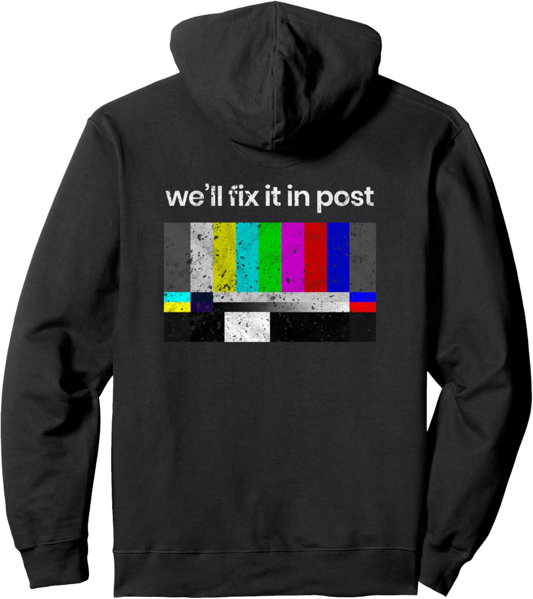 Kameramann, Filmemacher, Retro, Fix it in Post Pullover Hoodie