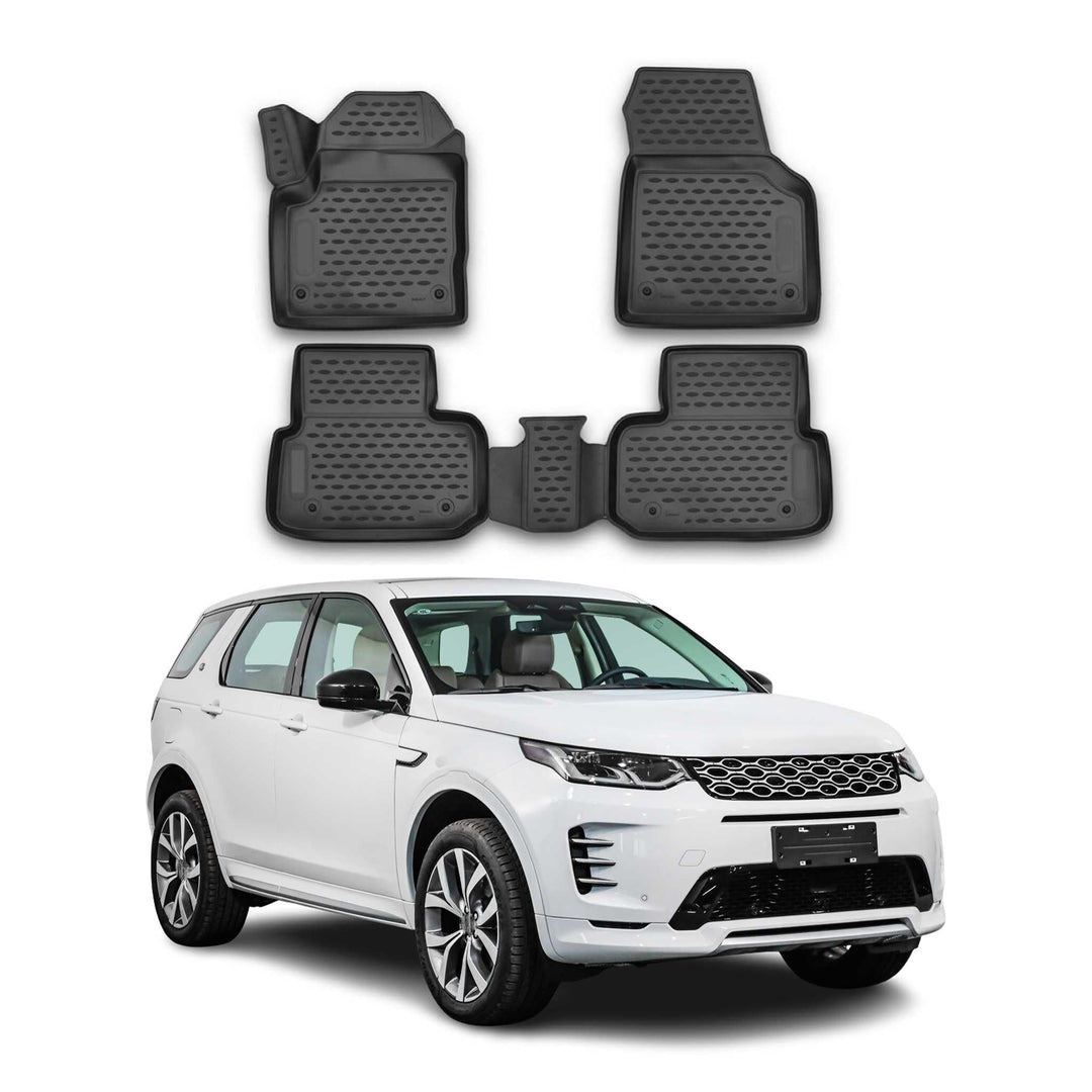 OMAC Gummimatten Fussmatten kompatibel mit Land Rover Discovery Sport L550 2015-2019 TPE 4X Discover