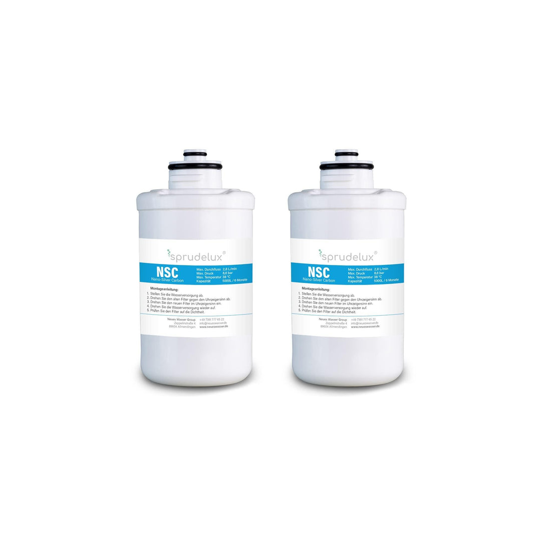 2 x Ersatzfilter für Auftisch-Trinkwassersystem SPRUDELUX BLUE DIAMOND. Profi-Wassersprudler für den