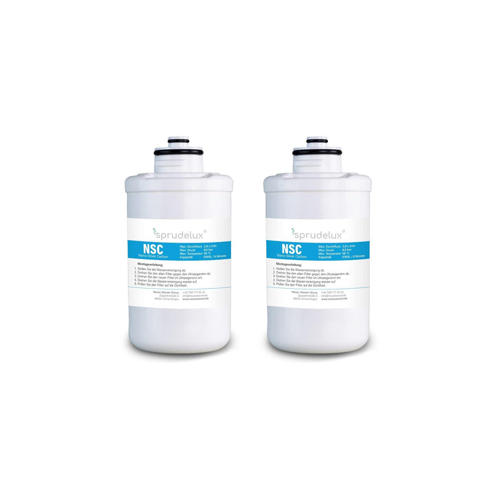 2 x Ersatzfilter für Auftisch-Trinkwassersystem SPRUDELUX BLUE DIAMOND. Profi-Wassersprudler für den