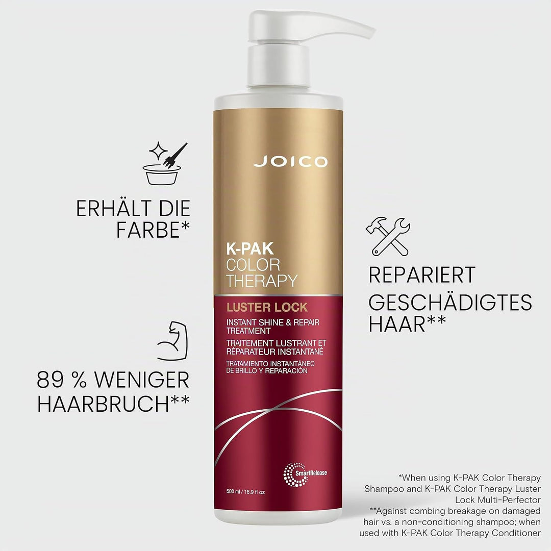 K-PAK Color Therapy Luster Lock Sofort-Glanz- und Reparaturbehandlung 500 ml (1er Pack), 500 ml (1er