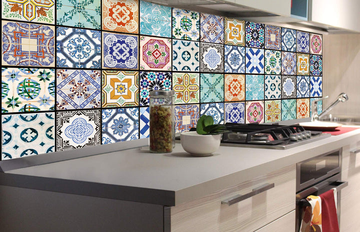 DIMEX Küchenrückwand Folie selbstklebend AZULEJOS | Klebefolie - Dekofolie - Spritzschutz für Küche
