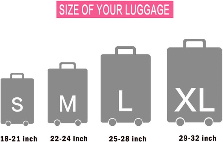 Comfysail Elastisch Reise Kofferhülle Kofferschutzhülle Koffer Schutzhülle mit Reissverschluss Lugga