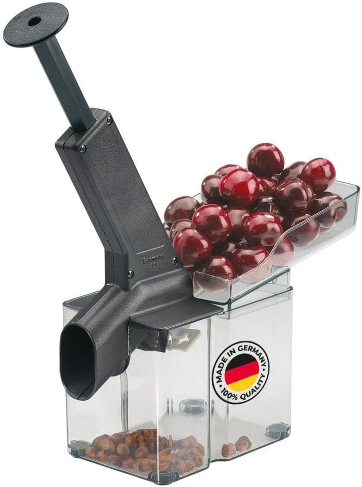 Westmark Kirschenentkerner Kirschomat "Special Dark Edition", grosse Kernkassette, hochwertige Spezi