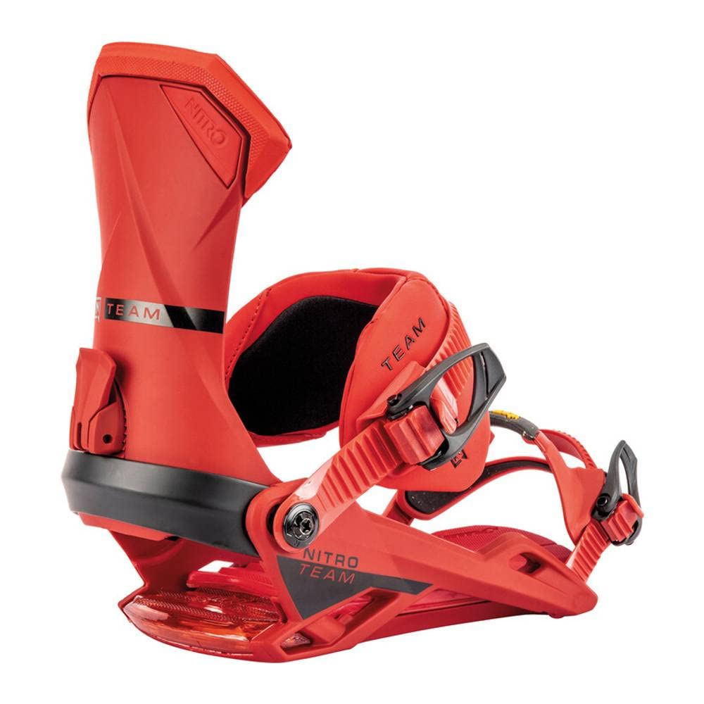 Nitro Snowboards Herren Team '23 All Mountain Freestyle Freeride Bindung M RED, M RED