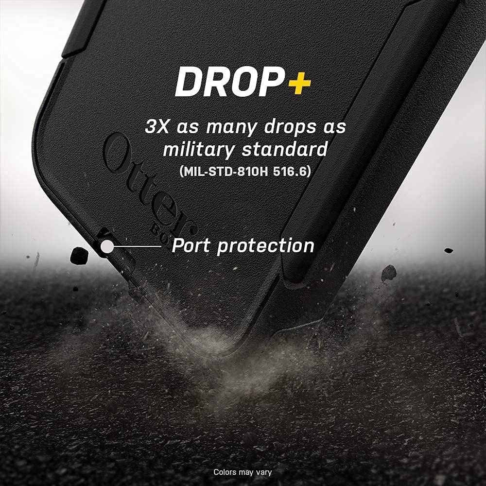 OtterBox Commuter Series Schutzhülle für Samsung Galaxy S21+ 5G, Schwarz, Schwarz