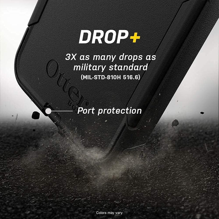 OtterBox Commuter Series Schutzhülle für Samsung Galaxy S21+ 5G, Schwarz, Schwarz