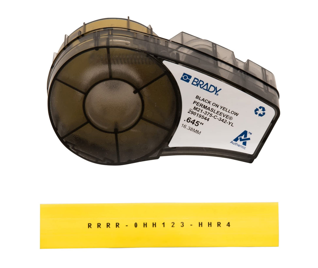 Brady (M21-375-C-342-YL) PermaSleeve Schrumpfschläuche aus Polyolefin für BMP21-PLUS; BMP21 16.40 mm