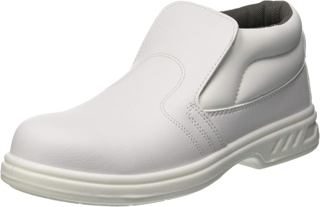 Portwest Steelite Schlupf-Sicherheitsstiefel S2, Grösse: 41, Farbe: Weiss, FW83WHR41 41 EU Weiss, 41