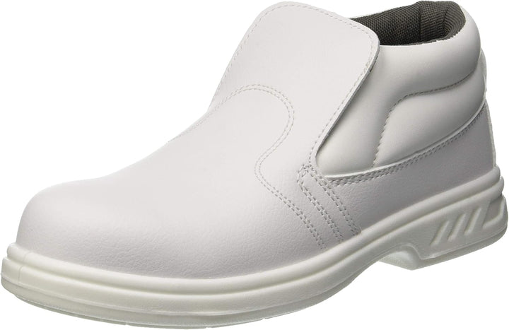 Portwest Steelite Schlupf-Sicherheitsstiefel S2, Grösse: 41, Farbe: Weiss, FW83WHR41 41 EU Weiss, 41