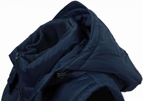 Modische Herren-Steppweste schwarz XL