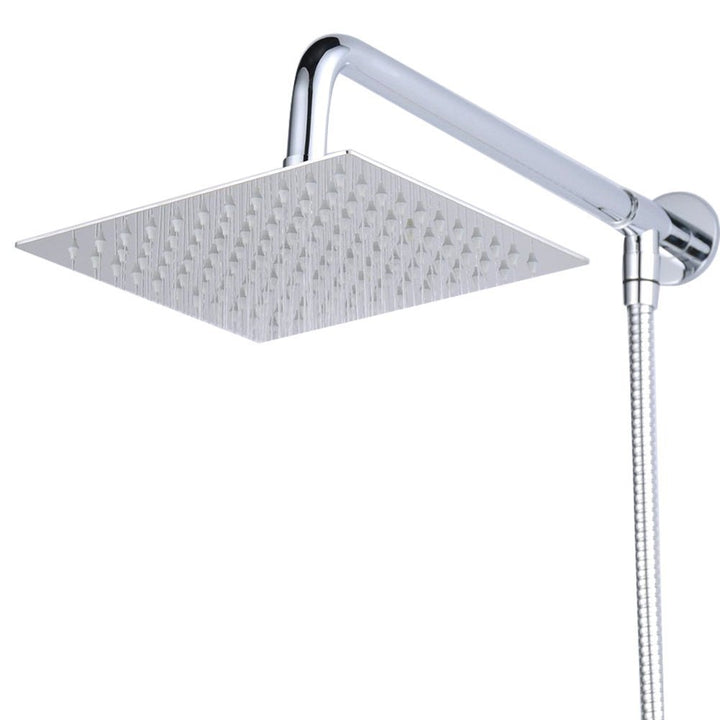 Hiendure® 40cm Quadrat Luxus Regendusche Einbauduschköpfe Edelstahl Duschkopf aus Edelstahl Spiegele