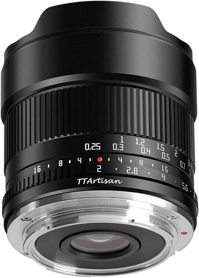 TTArtisan Superweitwinkel 10mm f2.0 für MFT Mount Kameras schwarz/Black Schwarz APS-C 10 mm, Schwarz