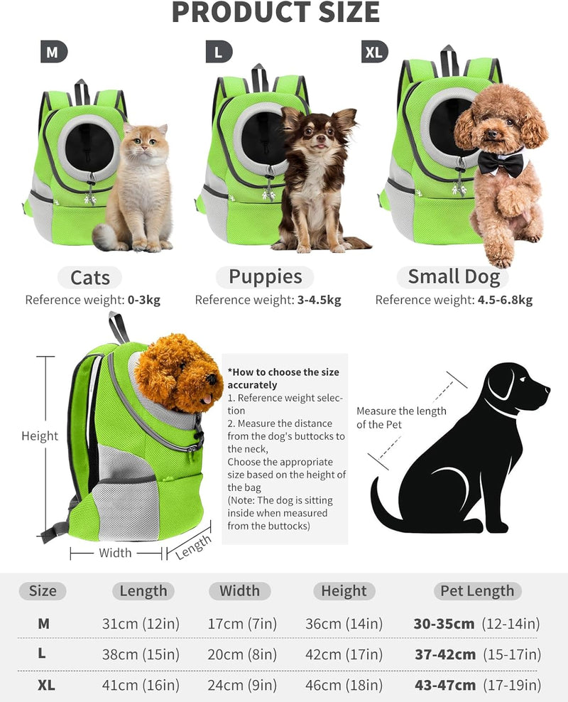 PETCUTE Rucksack für Haustier haustiertragetasche Rucksack Haustier Tasche für Hunde Airline Genehmi