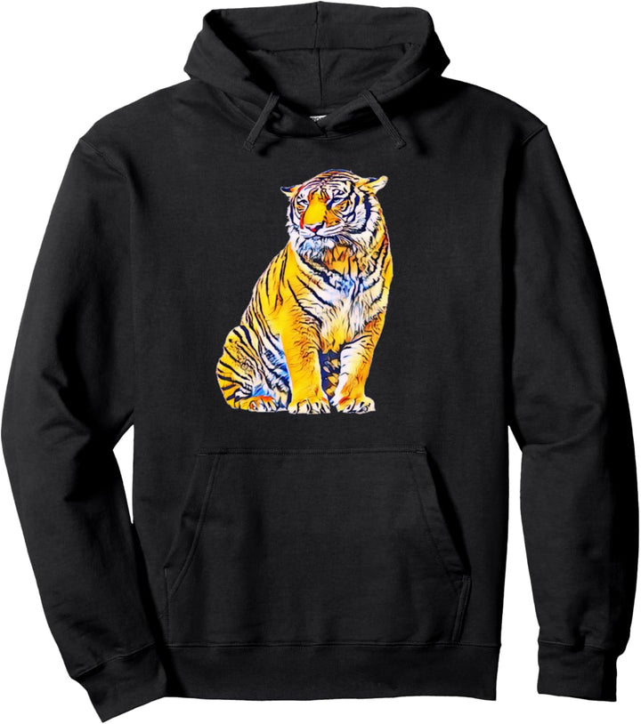Tiger Motiv Raubkatzen Pullover Hoodie