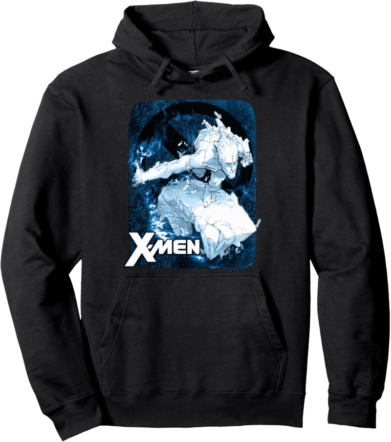 Marvel X-Men Iceman Flames Cold As Ice Pullover Hoodie