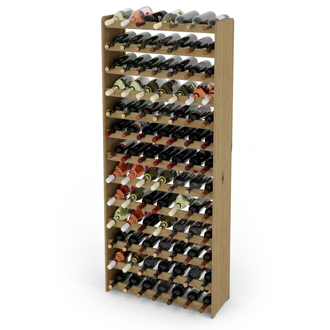 Lenmar Weinregal Weinregal Holz Flaschenregal für 91 Flaschen