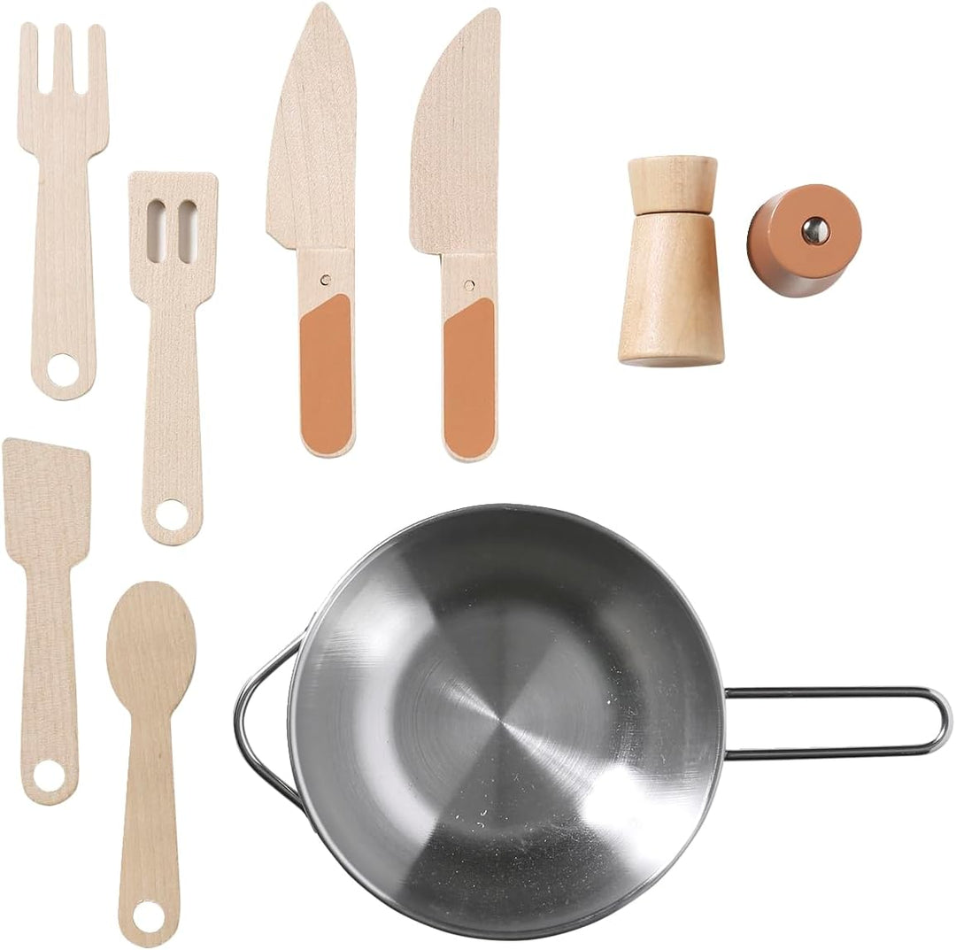 Vertbaudet Kochnische aus Holz, Karamell-Design TU, Braun