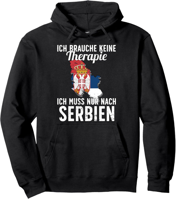 Serbische Flagge I Serbien Urlaub I Serbien Pullover Hoodie