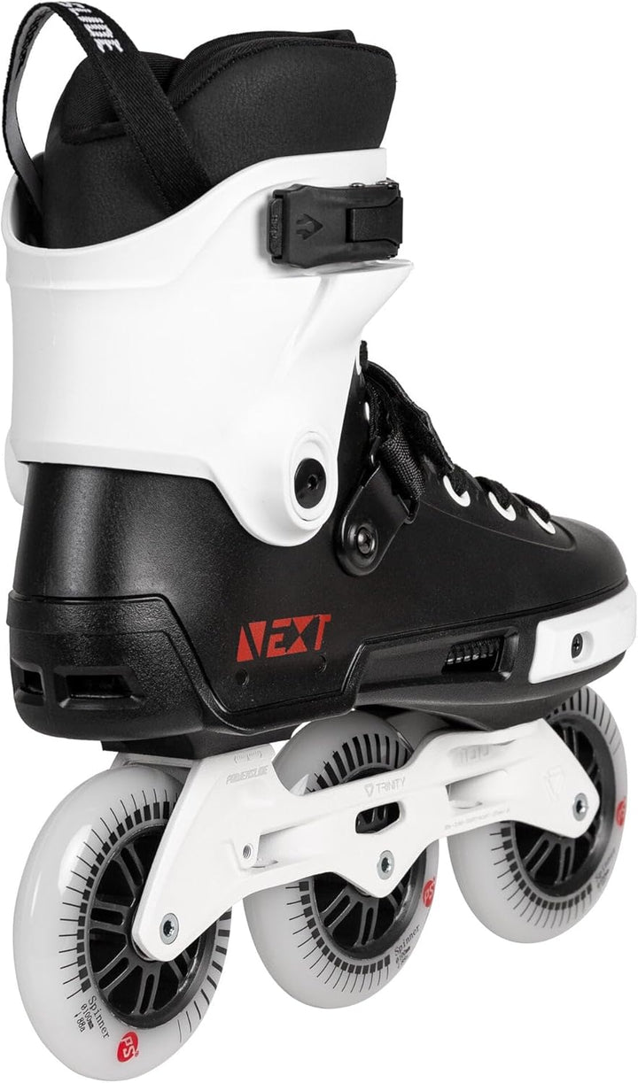 Powerslide Inline Skate Next Core Black 100, für Urban und Fitness, für Damen und Herren 36-37, 36-3