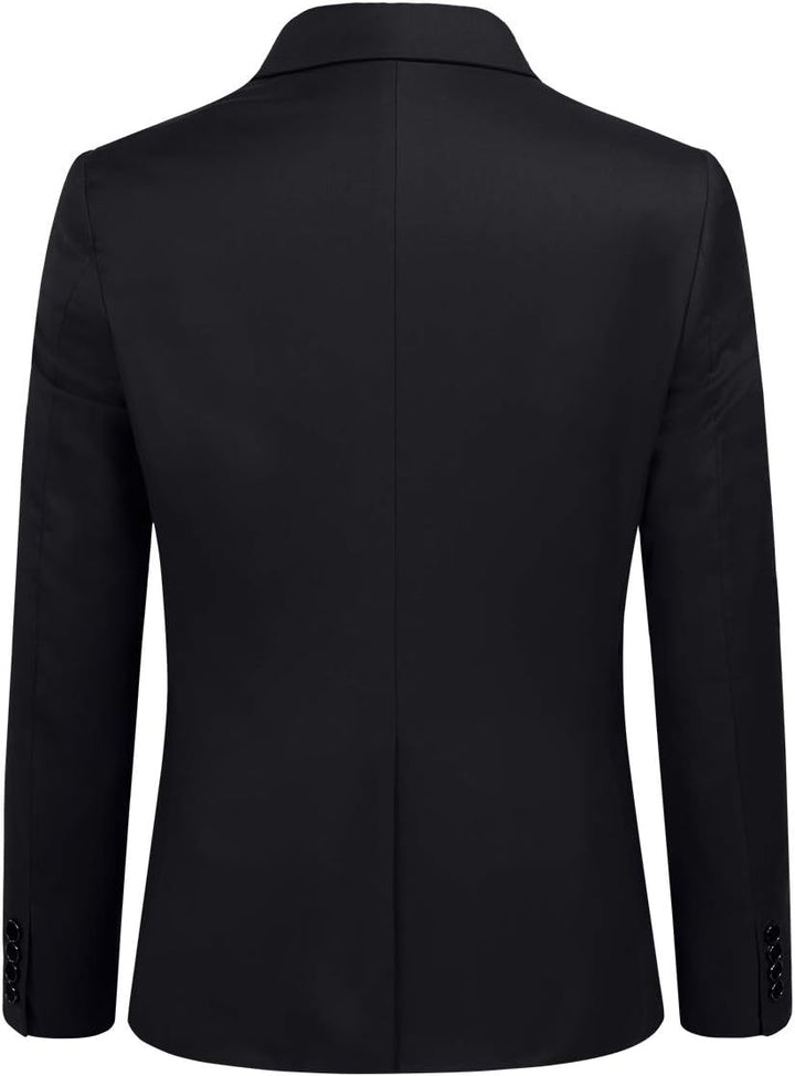 YOUTHUP Herren Anzug 2 Teilig Anzüge Modern Slim Fit Herrenanzug für Business Hochzeit Sakko Hose S
