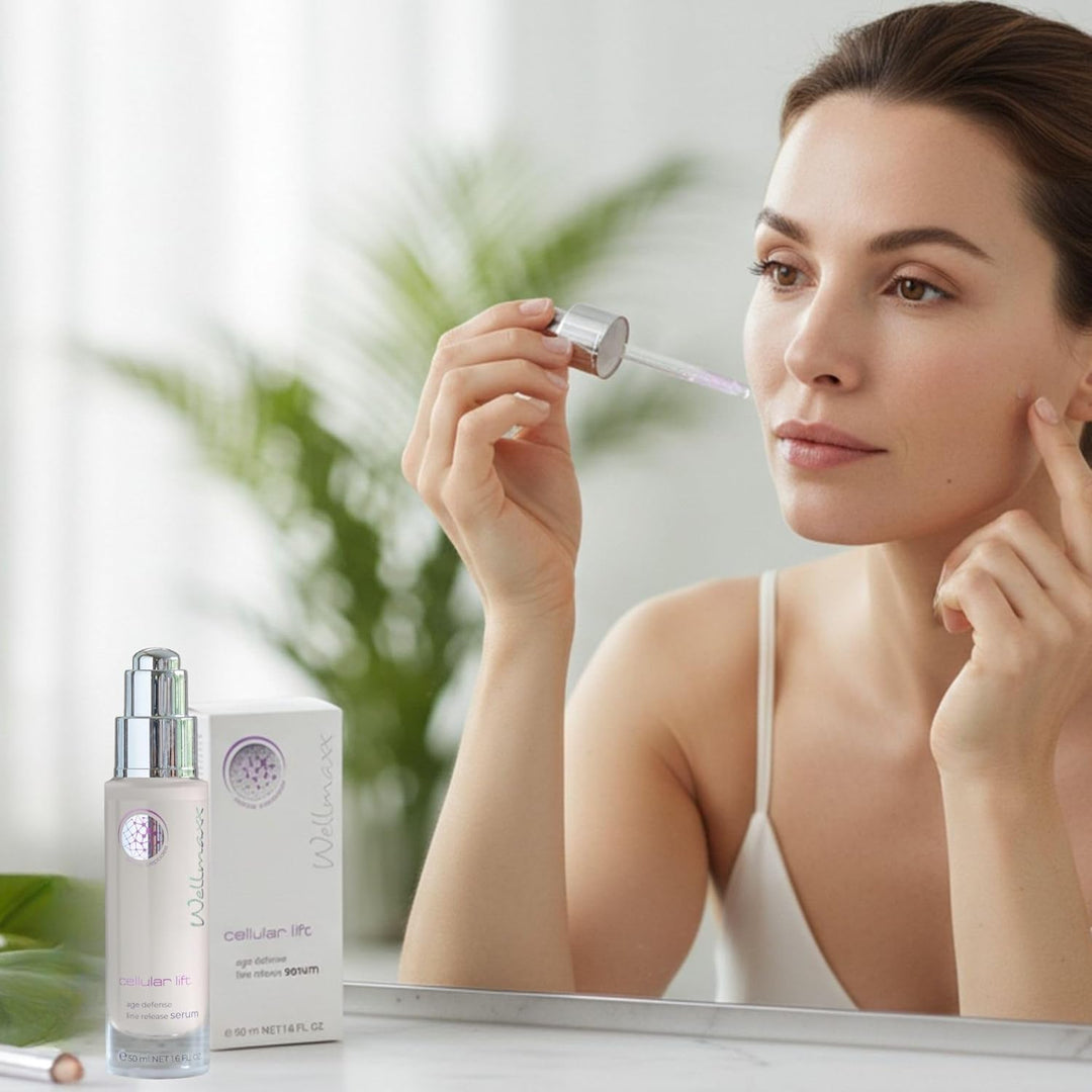 Wellmaxx cellular lift age defense line release serum