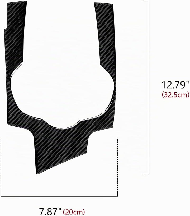 2PCS Schalterhebel Aufkleber Kohlefaser Kompatibel mit Alfa Romeo Giulia 2017 2018 2019 Zubehör - St