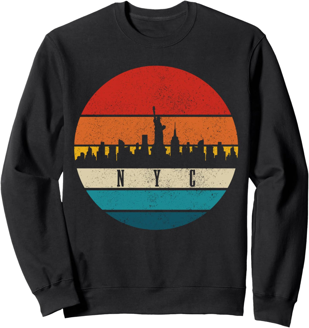 New York City NYC Skyline Vintage NYC NY Sweatshirt