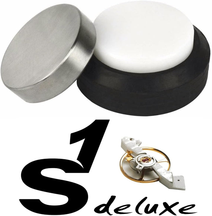 JEWELLERS BENCH BLOCK WITH RUBBER BASE STEEL BLOCK & NYLON BLOCK METAL WORKING DOMING DAPP by Blue S