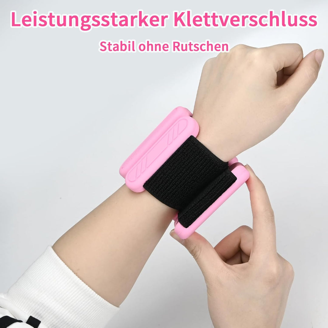 Gewichtsmanschetten 2er Set – Verstellbare Handgelenkgewichte & Fussgewichte aus Silikon für Damen &