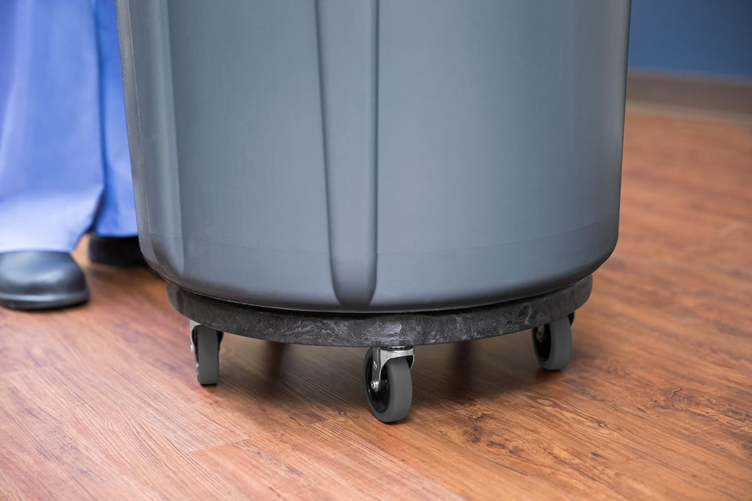 Rubbermaid Commercial Products FG264043BLA BRUTE Rollplattform, geräuscharme, Schwarz Rollator, Roll