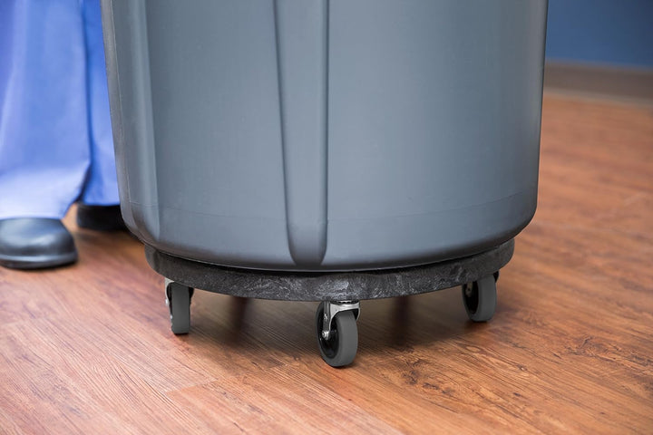 Rubbermaid Commercial Products FG264043BLA BRUTE Rollplattform, geräuscharme, Schwarz Rollator, Roll