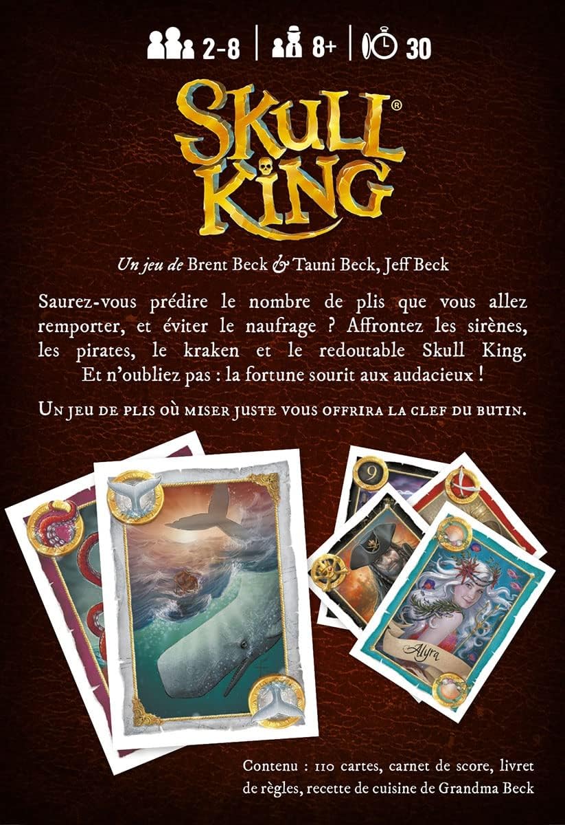 Set Totenkopf King + Prophezeie Französische Version + 1 Flaschenöffner Blumie (Skull King + Prophee
