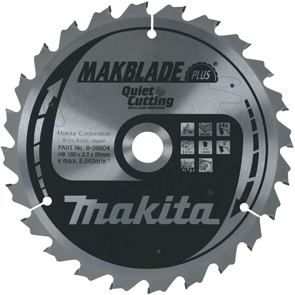 b-08800 Makita b-08800 260 mm x 30 mm x 100T Makblade Plus Mitre Sägeblatt 1 silber
