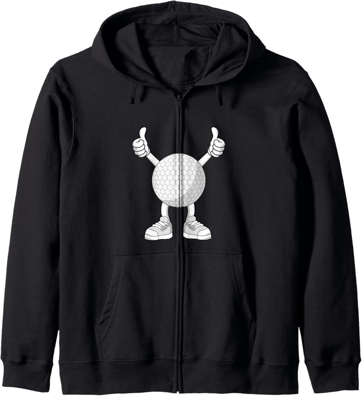 Golf Golfspieler Golfball Kapuzenjacke