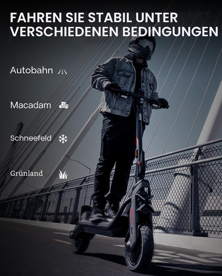11 Zoll Selbstreparierender Reifen Kompatibel mit Segway Ninebot GT3 &amp; GT3 Pro KickScooter, Ultra-La