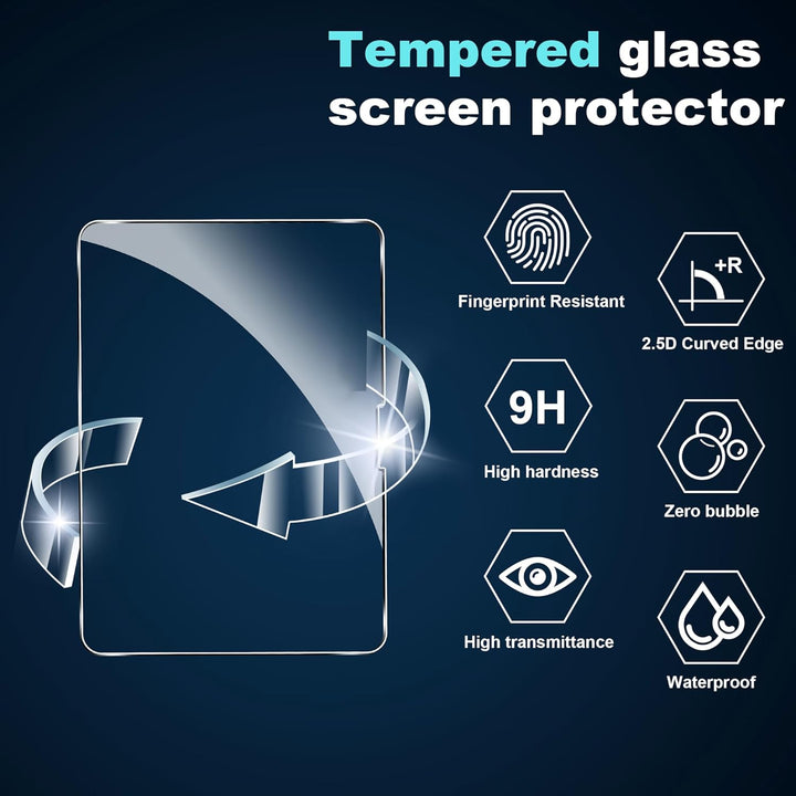 2 Stück Schutzfolie für ALLDOCUBE Ultra Pad 13" Panzerglas, Blasenfrei, 9H Härte Panzer Schutz Glas,