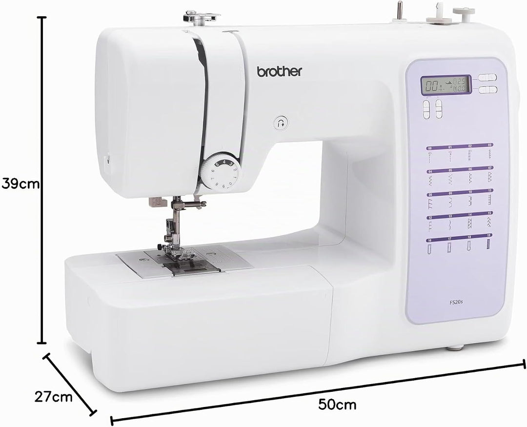 Brother FS20 Computer-Nähmaschine mit 32 Nähprogramme, Automatisches Nähen, Freiarm, Multifunktionsd