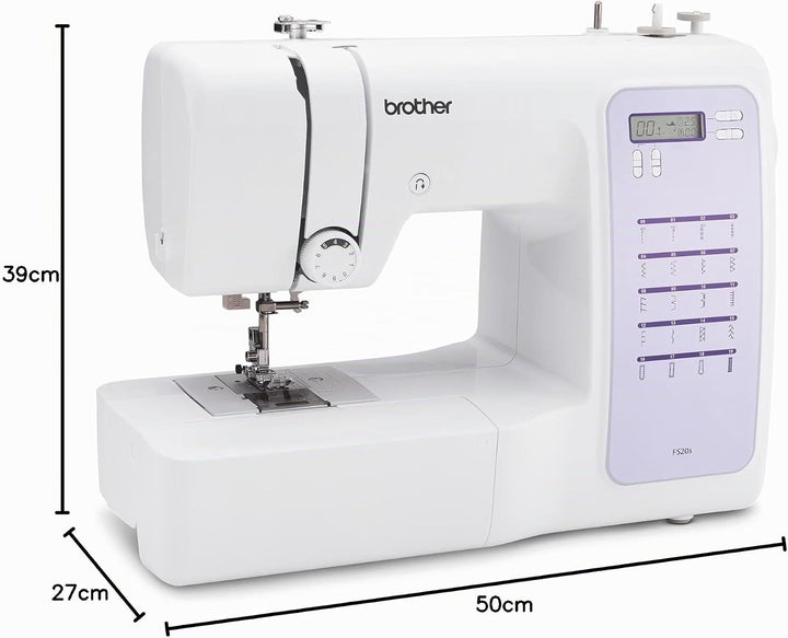 Brother FS20 Computer-Nähmaschine mit 32 Nähprogramme, Automatisches Nähen, Freiarm, Multifunktionsd
