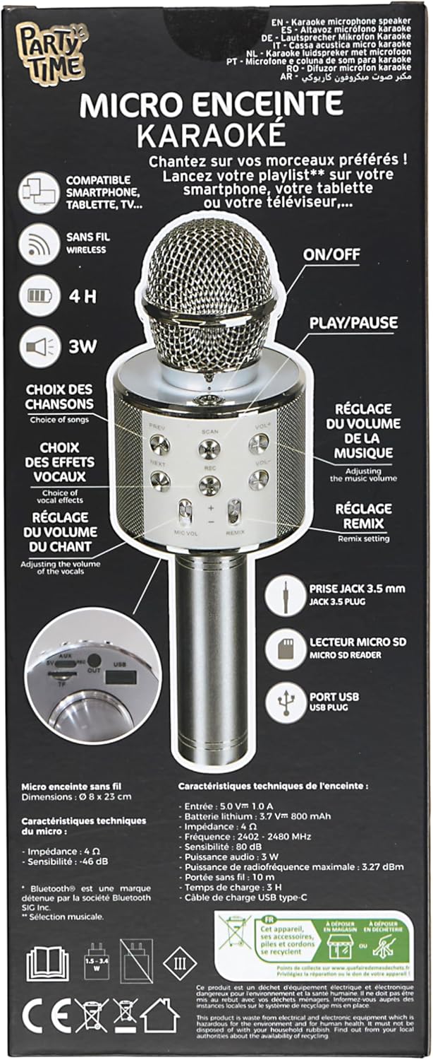 CMP ALTAVOZ MICROFONO Karaoke