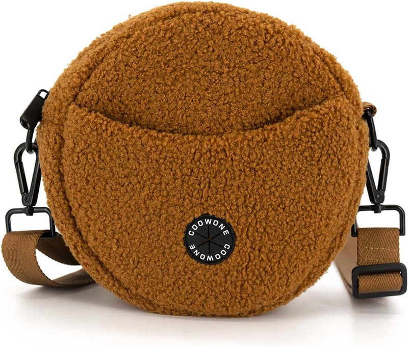 COOWONE Hundeleckerli-Tasche Hundespaziergangstasche für Leckerlis, Knabbereien, Spielzeug, Weiche C