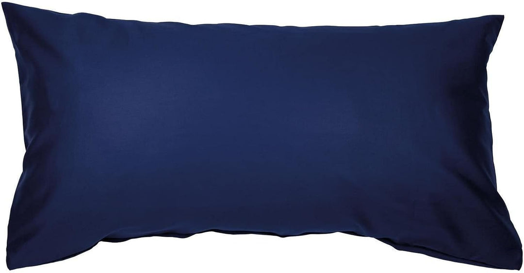 Janine Mako Satin Bettwäsche Uni Colors 135 x 200 cm Marine 135 cm x 200 cm Marine, 135 cm x 200 cm